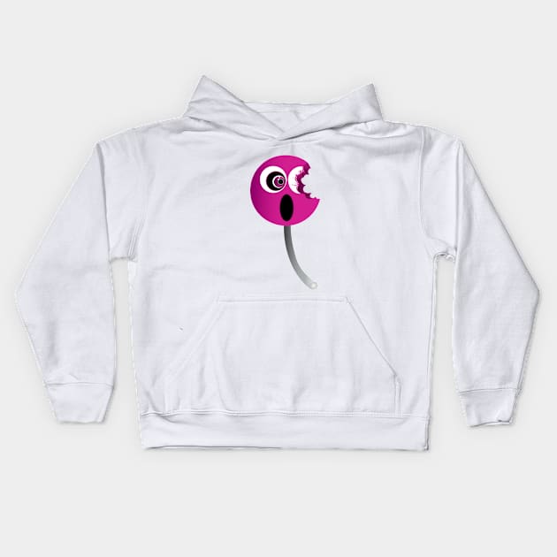 Pink Sucker Kids Hoodie by adamzworld